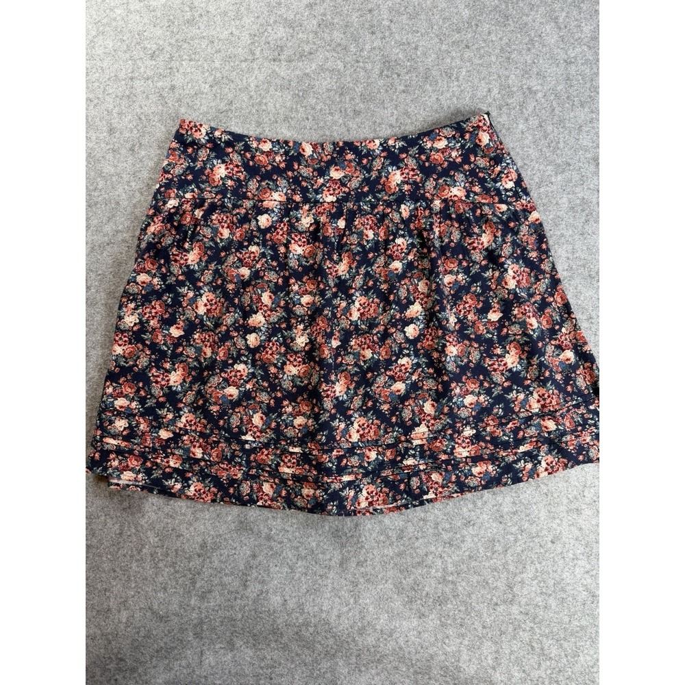 VTG Women's Large Camaieu Relaxed Low Rise Y2K Ditsy Floral Knee Length Skirt